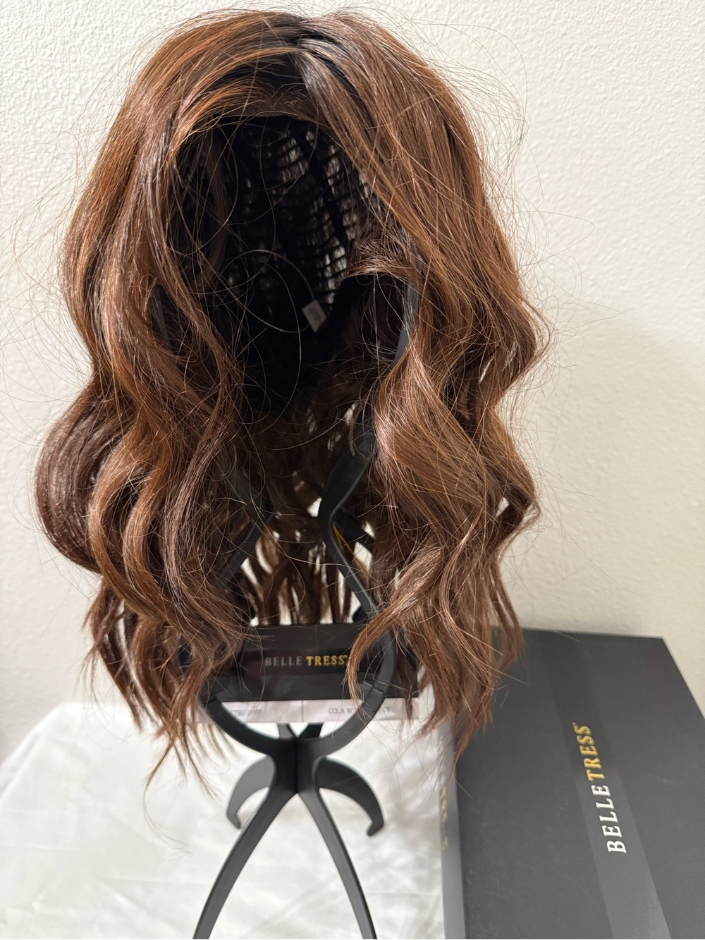 Belle Tress Nitro 16 Wig | Cola with Cherry | Lace Front | Zig Zag Part Intact!